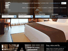 Tablet Screenshot of hotelfranchi.com